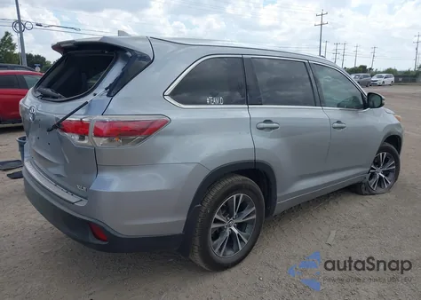 2016 Toyota Highlander Xle V6 from USA, damaged, VIN 5TDKKRFH0GS502941